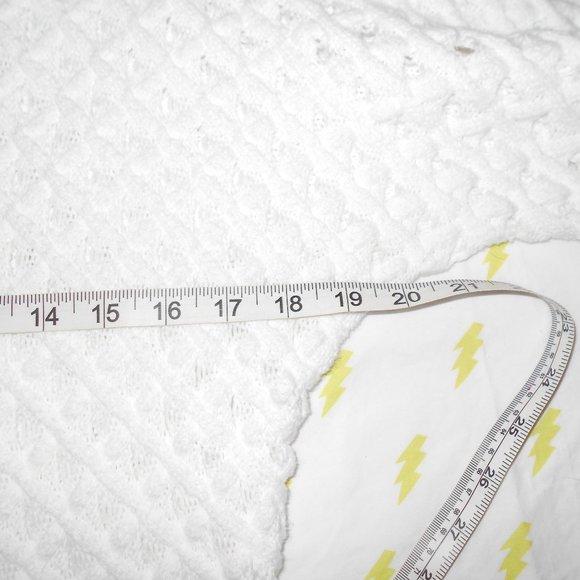 Calvin Klein Jeans White 100% Cotton Top 3/4 Sleeve Small CK - Picture 7 of 9